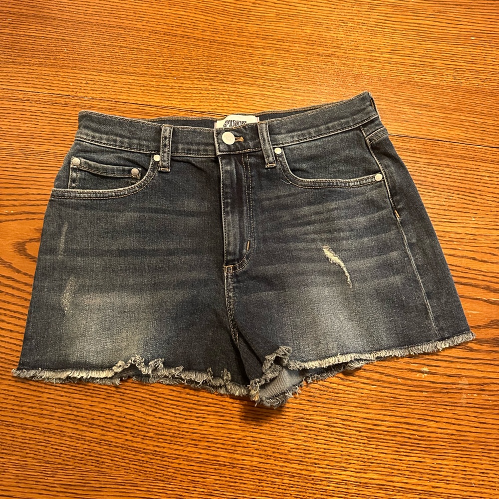 Pink Victoria’s Secret Jean shorts